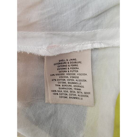 LEIFNOTES Anthropologie Shift Dress Sz 6 Brimming Borders Beaded Patchwork Boho - Picture 12 of 12